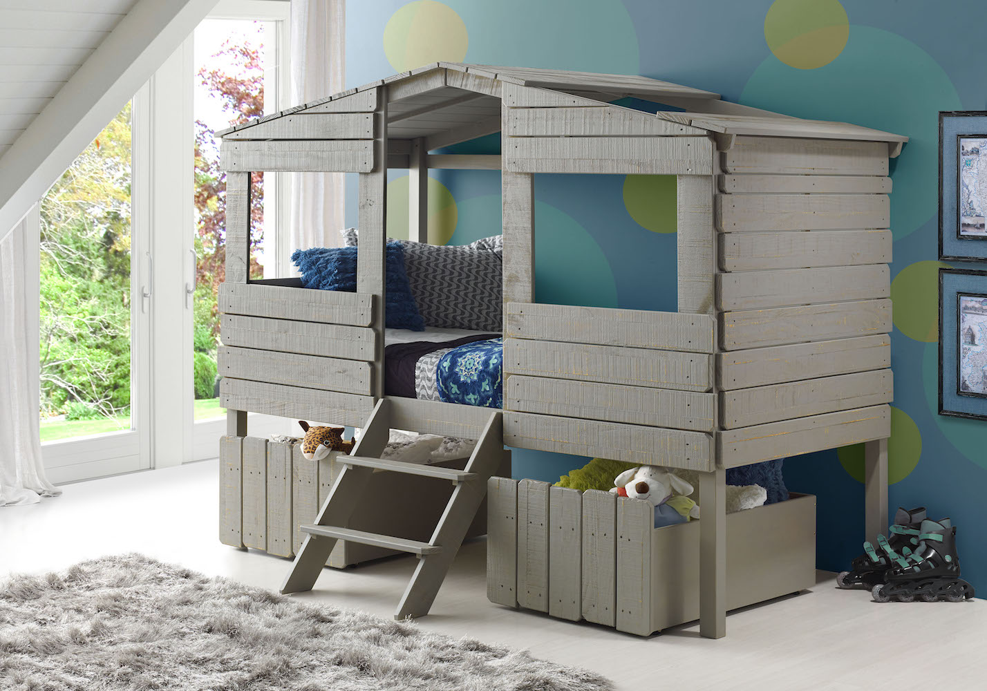 Кровать домик для мальчика